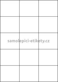 Etikety PRINT 70x59,4 mm (100xA4) - transparentní lesklá polyesterová folie