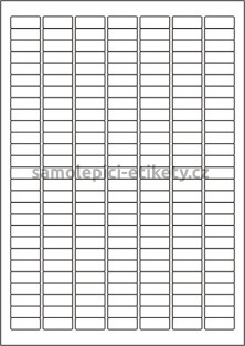 Etikety PRINT 25,4x10 mm (1000xA4) - krémový strukturovaný papír