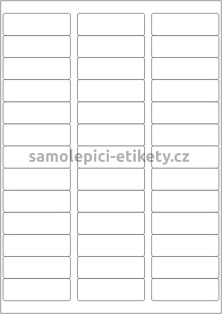 Etikety PRINT 64x21 mm (1000xA4) - krémový strukturovaný papír