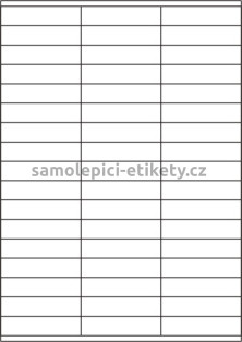 Etikety PRINT 70x16,9 mm (100xA4) - krémový strukturovaný papír