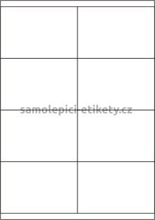 Etikety PRINT 105x70 mm (100xA4) - krémový strukturovaný papír