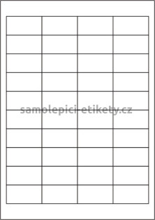 Etikety PRINT 48,5x25,4 mm (1000xA4) - průsvitný papír