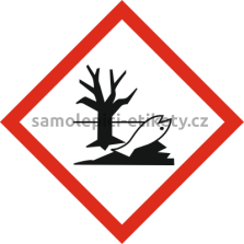 Etikety GHS 09 (CLP) 100x100 mm Látky nebezpečné pro životní prostředí