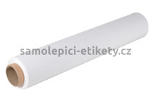 Bílá fixační stretch folie 500 mm / 23 µm / 1,8 kg, dutinka 240 g, návin 150 m