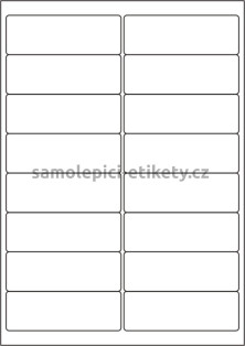 Etikety PRINT 99,1x34 mm (1000xA4) - bílý jemně strukturovaný papír