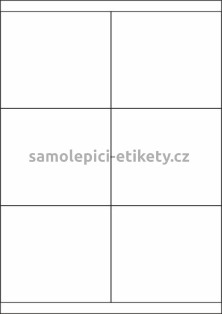 Etikety PRINT 105x92 mm (100xA4) - bílý jemně strukturovaný papír