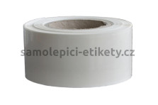 Etikety na kotouči 40x46 mm polypropylenové transparentní lesklé (40/2500)
