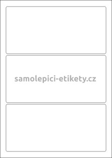 Etikety PRINT 188x89 mm (100xA4) - bílá matná polyesterová folie