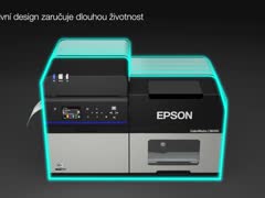 Barevná tiskárna etiket a štítků EPSON ColorWorks C8000e (BK) - odřezávač, lesklý inkoust