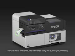 Barevná tiskárna etiket a štítků EPSON ColorWorks C8000e (BK) - odřezávač, lesklý inkoust